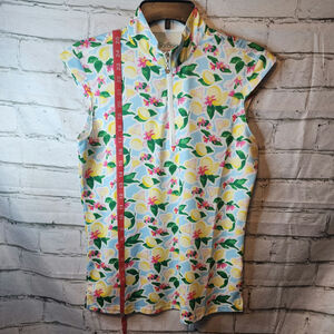 San Soleil Women's Cap Sleeve Golf Shirt Size M